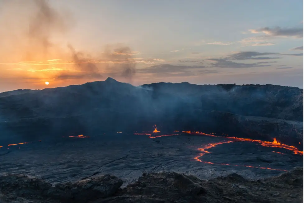 Before the Lava Glows: A Night on Erta Ale